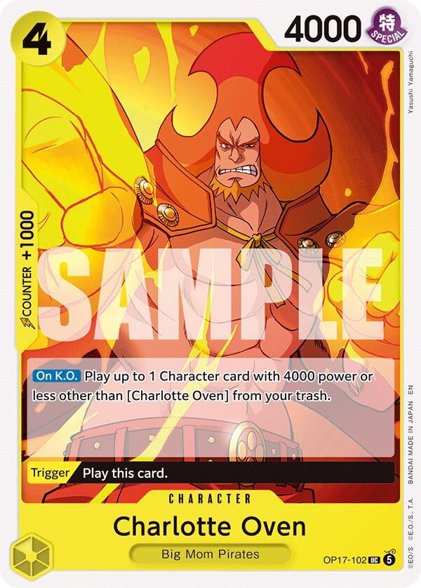 Image for Charlotte Oven (OP17-102) (The World's Strongest Warriors) (OP17) - One Piece Card Game