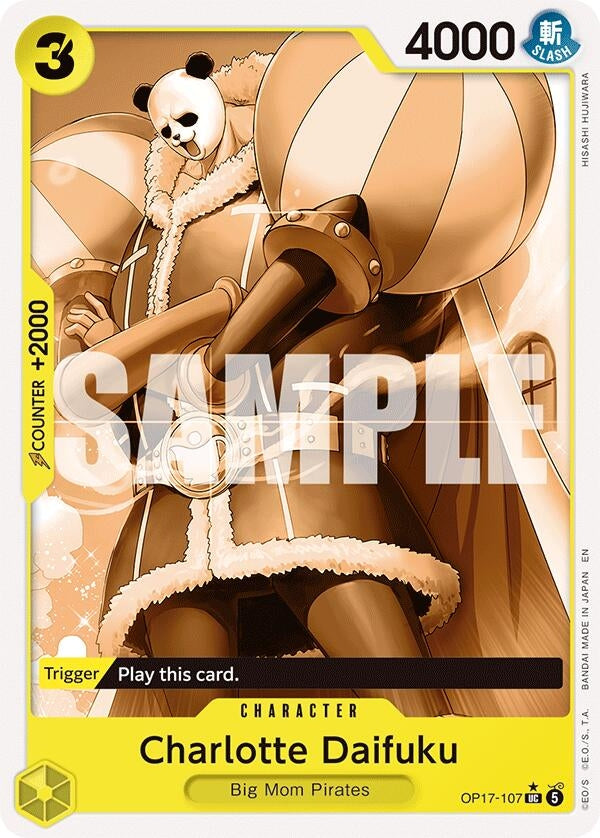 Image for Charlotte Daifuku (Pandaman Art) (OP17-107) (The World's Strongest Warriors) (OP17) - One Piece Card Game