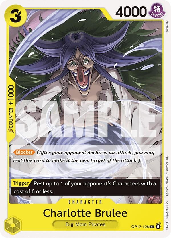 Image for Charlotte Brulee (OP17-108) (The World's Strongest Warriors) (OP17) - One Piece Card Game
