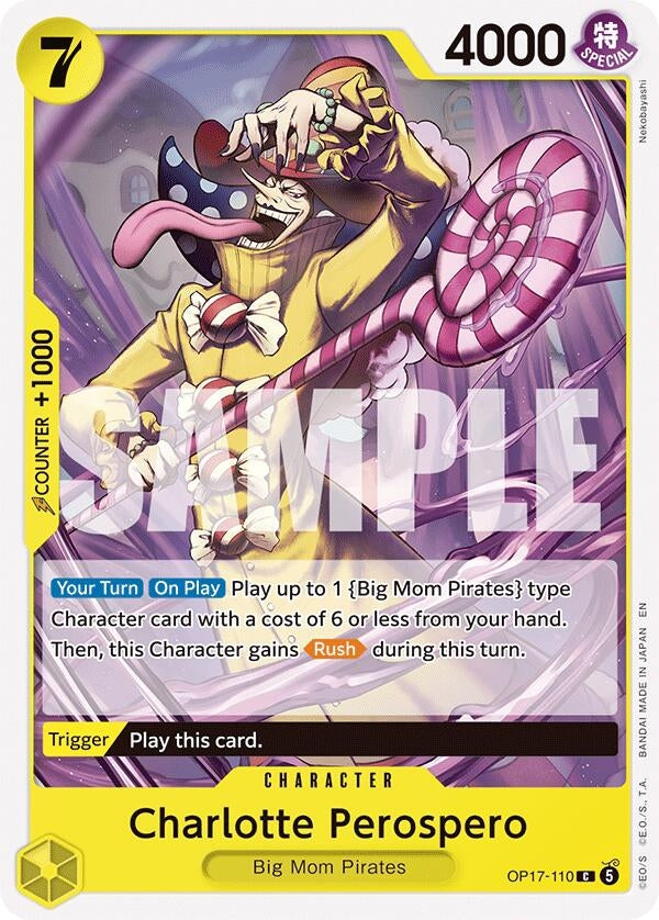 Image for Charlotte Perospero (OP17-110) (The World's Strongest Warriors) (OP17) - One Piece Card Game