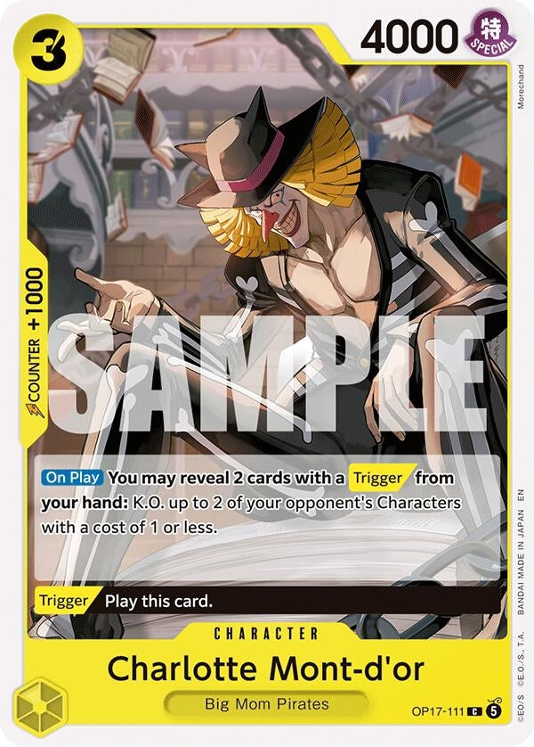 Image for Charlotte Mont-d'or (OP17-111) (The World's Strongest Warriors) (OP17) - One Piece Card Game