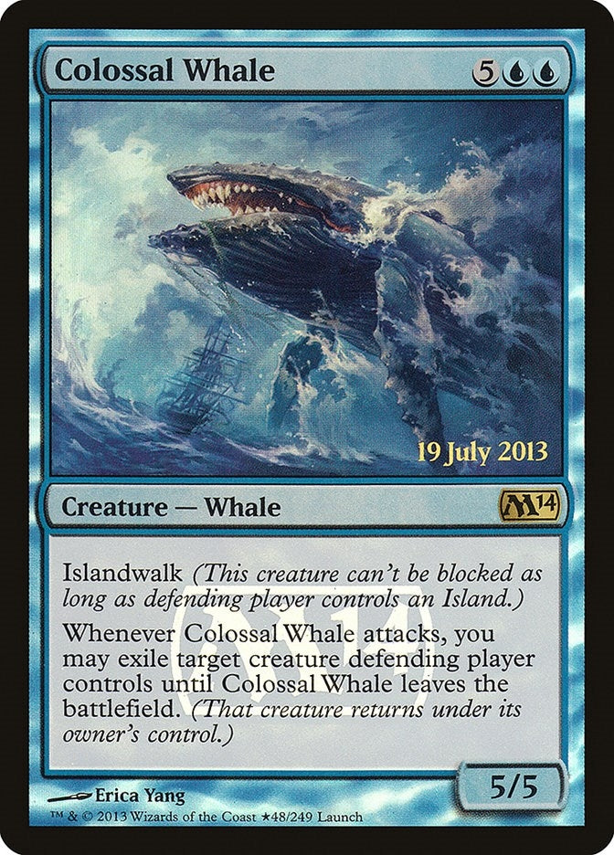 Image for Colossal Whale (48) (Launch Party & Release Event Promos) (LARP) - Magic: The Gathering