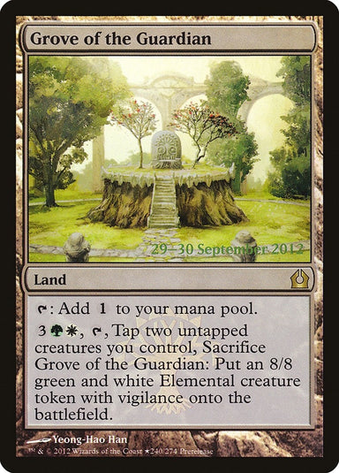 Image for Grove of the Guardian (240) (Prerelease Cards) - Magic: The Gathering