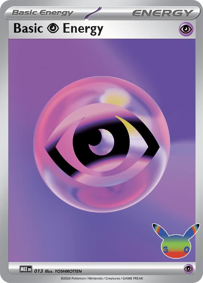 Basic Psychic Energy - 013 (30th Celebration) (013) (MEE: Mega Evolution Energies)