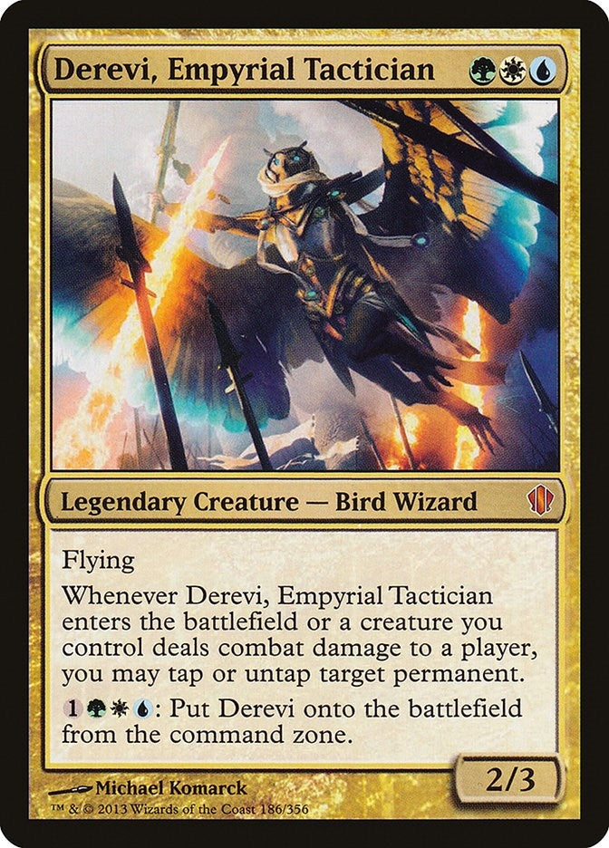 Image for Derevi, Empyrial Tactician (186) (Commander 2013) (C13) - Magic: The Gathering