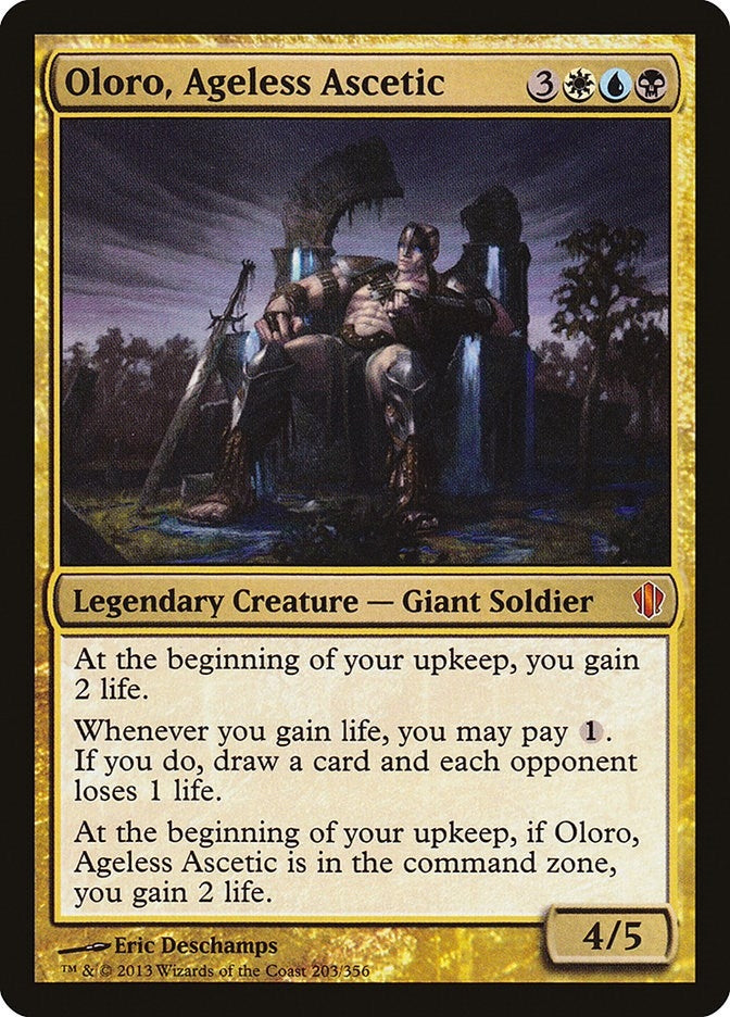 Image for Oloro, Ageless Ascetic (203) (Commander 2013) (C13) - Magic: The Gathering