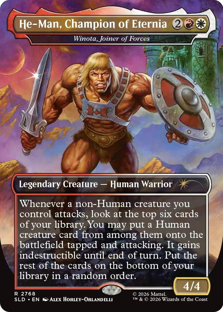Image for He-Man, Champion of Eternia - Winota, Joiner of Forces (2768) (Secret Lair Drop Series) (SLD) - Magic: The Gathering