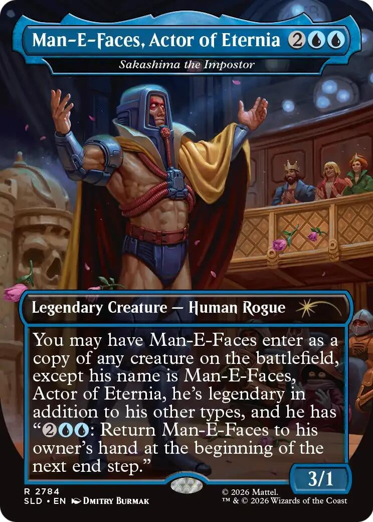 Image for Man-E-Faces, Actor of Eternia - Sakashima the Impostor (2784) (Secret Lair Drop Series) (SLD) - Magic: The Gathering