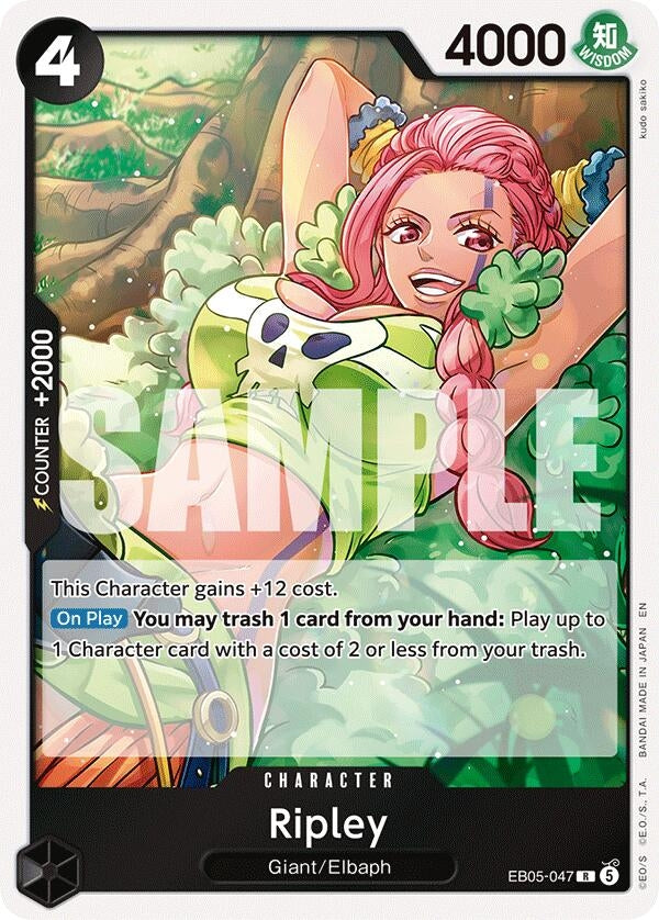 Ripley (EB05-047) (Extra Booster: One Piece Heroines Edition Vol. 2)
