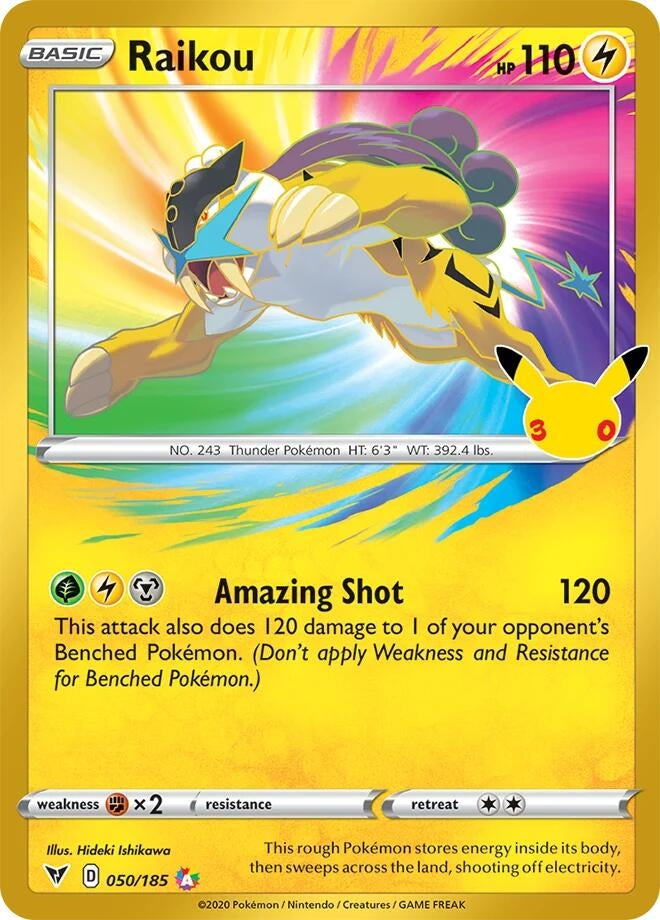 Raikou (050/185) (ME: 30th Celebration Classic Collection)