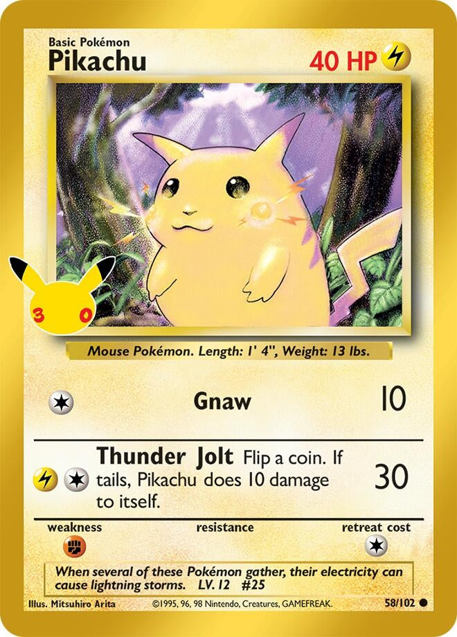 Pikachu (58/102) (ME: 30th Celebration Classic Collection)