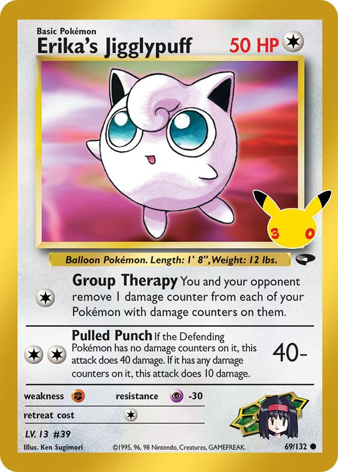 Erika's Jigglypuff (69/132) (ME: 30th Celebration Classic Collection)