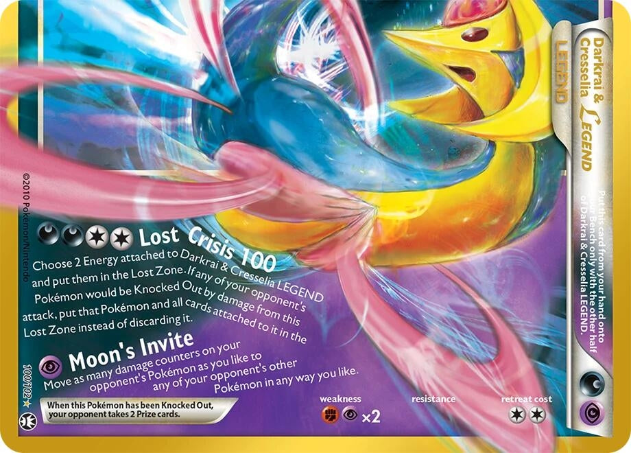 Darkrai & Cresselia Legend (Bottom) (100/102) (ME: 30th Celebration Classic Collection)