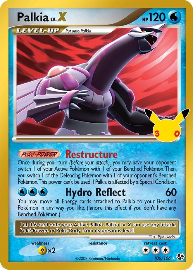 Palkia LV.X (106/106) (ME: 30th Celebration Classic Collection)