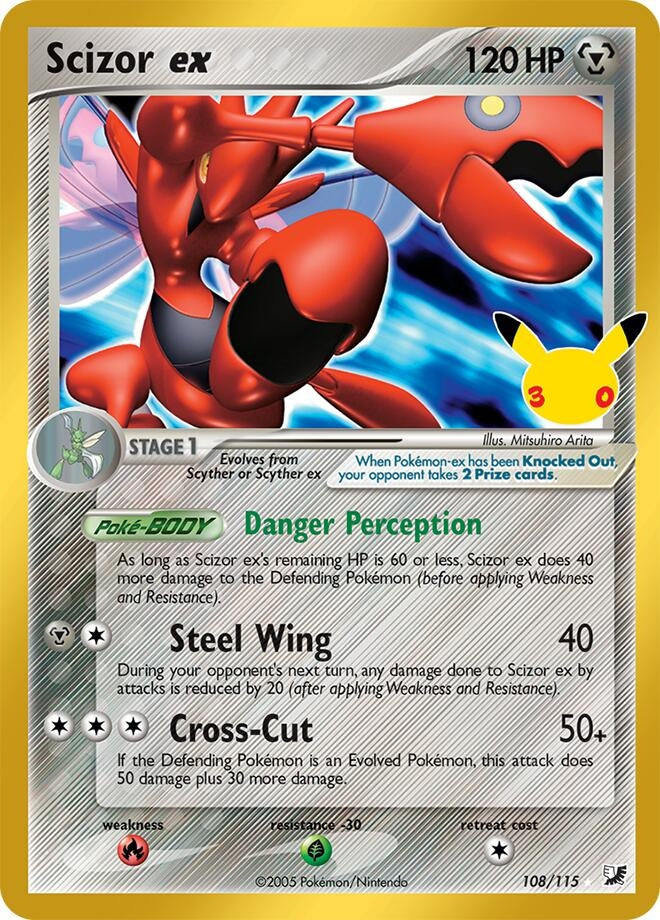 Scizor ex (108/115) (ME: 30th Celebration Classic Collection)