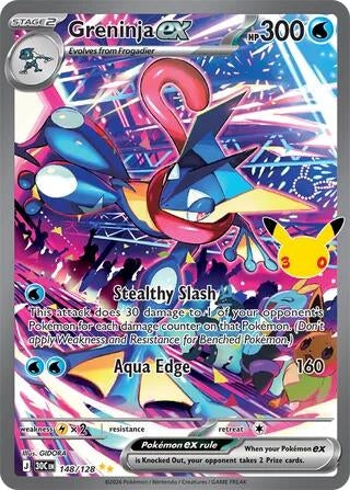 Greninja ex (148/128) (ME: 30th Celebration)