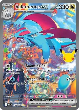 Salamence ex (156/128) (ME: 30th Celebration)