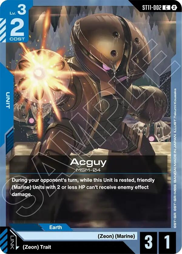 Image for Acguy (ST11-002) (Starter Deck 11: Aquatic Assault) (ST11) - Gundam Card Game