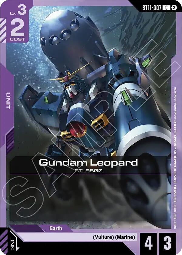 Image for Gundam Leopard (ST11-007) (Starter Deck 11: Aquatic Assault) (ST11) - Gundam Card Game