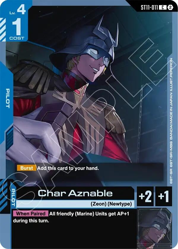 Image for Char Aznable (ST11-011) (Starter Deck 11: Aquatic Assault) (ST11) - Gundam Card Game