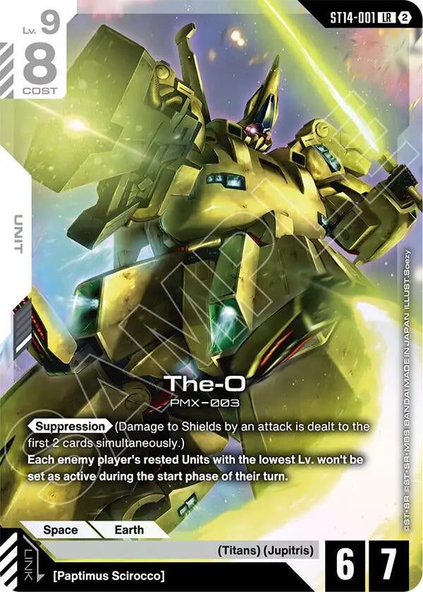 Image for The-O (ST14-001) (Starter Deck 14: Heavy Dominion) (ST14) - Gundam Card Game