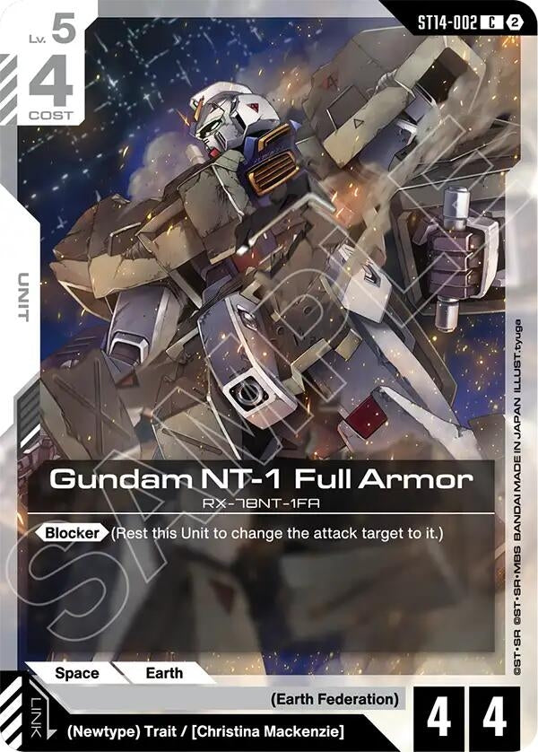Image for Gundam NT-1 Full Armor (ST14-002) (Starter Deck 14: Heavy Dominion) (ST14) - Gundam Card Game