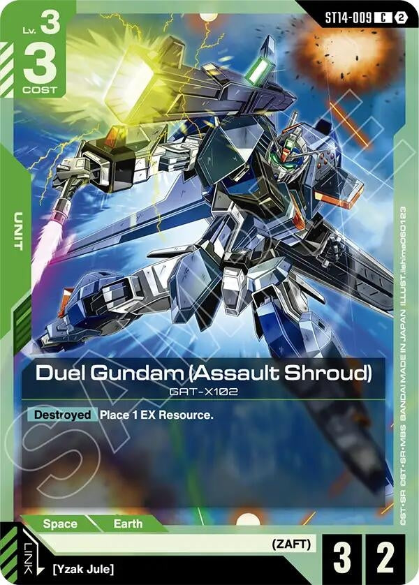 Image for Duel Gundam (Assault Shroud) (ST14-009) (Starter Deck 14: Heavy Dominion) (ST14) - Gundam Card Game