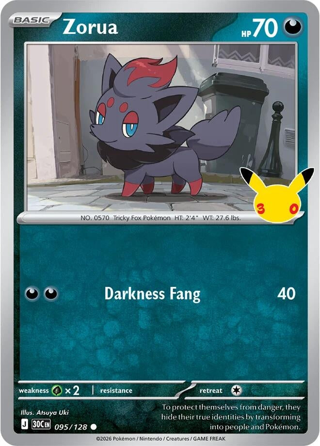 Zorua (095/128) (ME: 30th Celebration)