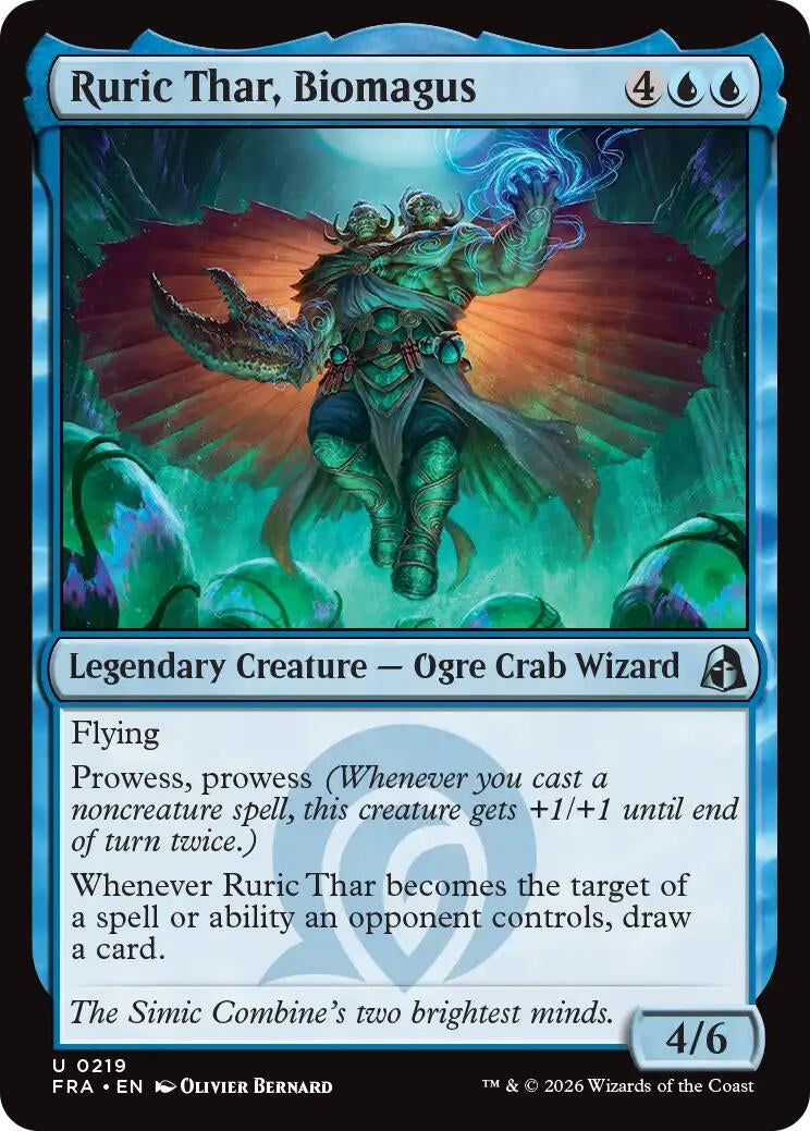Ruric Thar, Biomagus (219) (Reality Fracture)