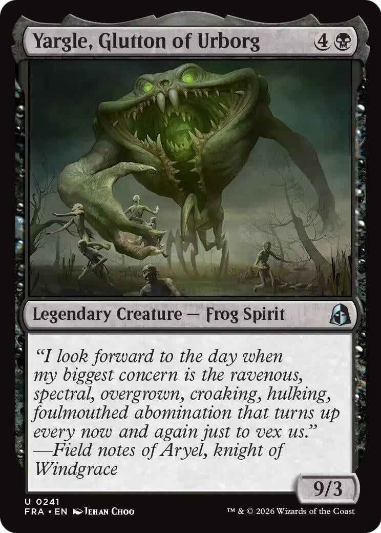 Yargle, Glutton of Urborg (241) (Reality Fracture)