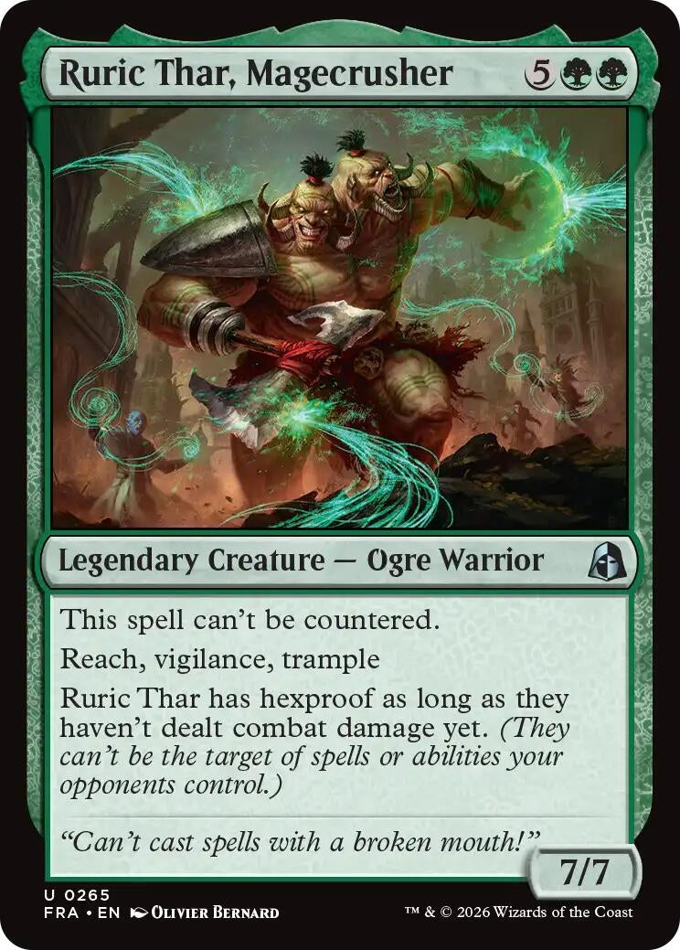 Ruric Thar, Magecrusher (265) (Reality Fracture)