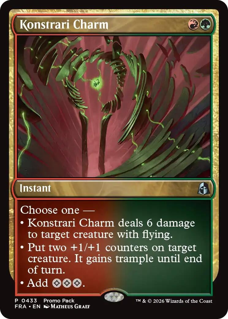 Image for Konstrari Charm (433) (Promo Pack: Reality Fracture) (PPFRA) - Magic: The Gathering