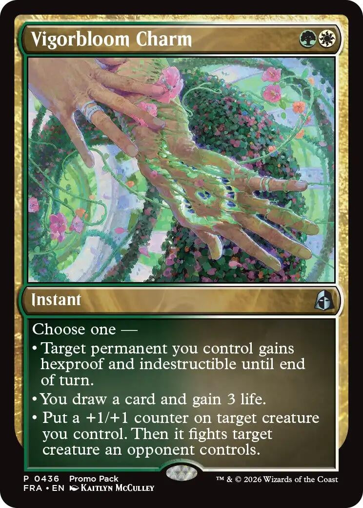 Image for Vigorbloom Charm (436) (Promo Pack: Reality Fracture) (PPFRA) - Magic: The Gathering