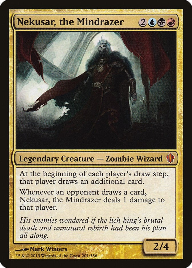 Image for Nekusar, the Mindrazer (201) (Commander 2013) (C13) - Magic: The Gathering