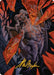 Image for Curse-Marred Demon Art Card (Gold-Stamped Signature) (37) (Art Series: Reality Fracture) (ASFRA) - Magic: The Gathering