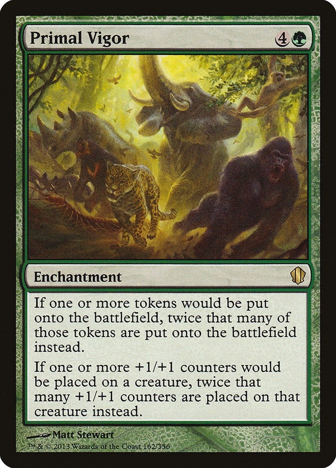 Image for Primal Vigor (162) (Commander 2013) (C13) - Magic: The Gathering