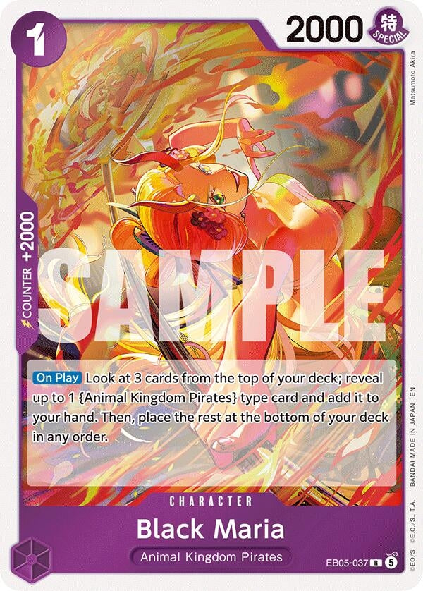 Black Maria (EB05-037) (Extra Booster: One Piece Heroines Edition Vol. 2)