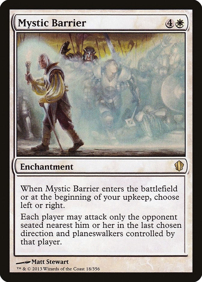 Image for Mystic Barrier (18) (Commander 2013) (C13) - Magic: The Gathering
