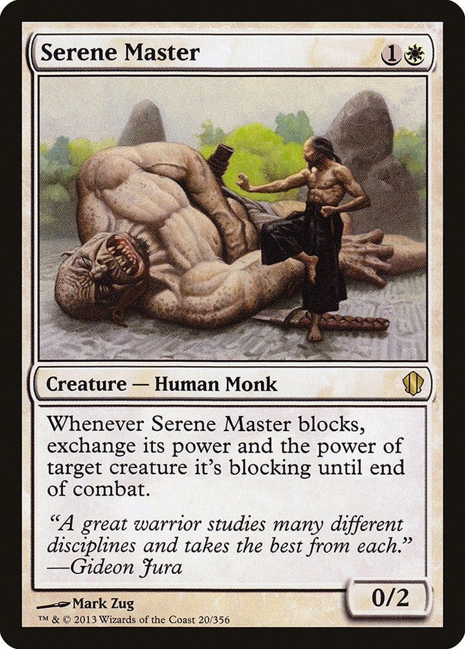 Image for Serene Master (20) (Commander 2013) (C13) - Magic: The Gathering
