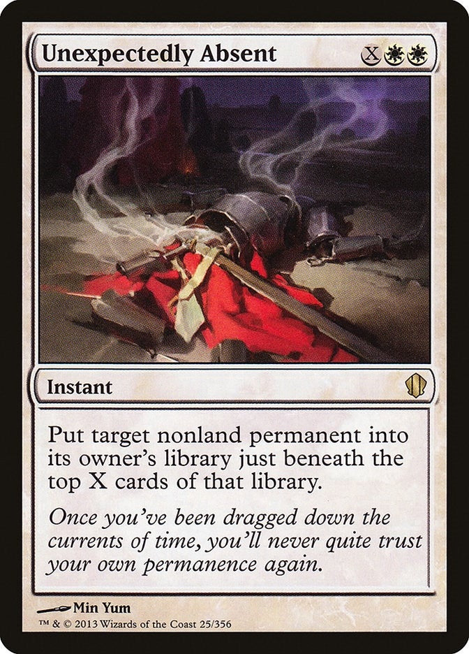 Image for Unexpectedly Absent (25) (Commander 2013) (C13) - Magic: The Gathering