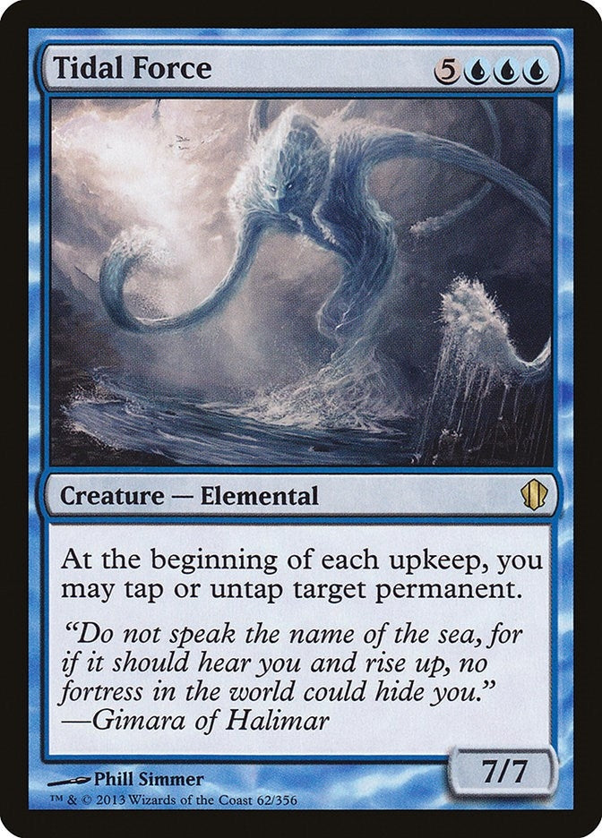 Image for Tidal Force (62) (Commander 2013) (C13) - Magic: The Gathering