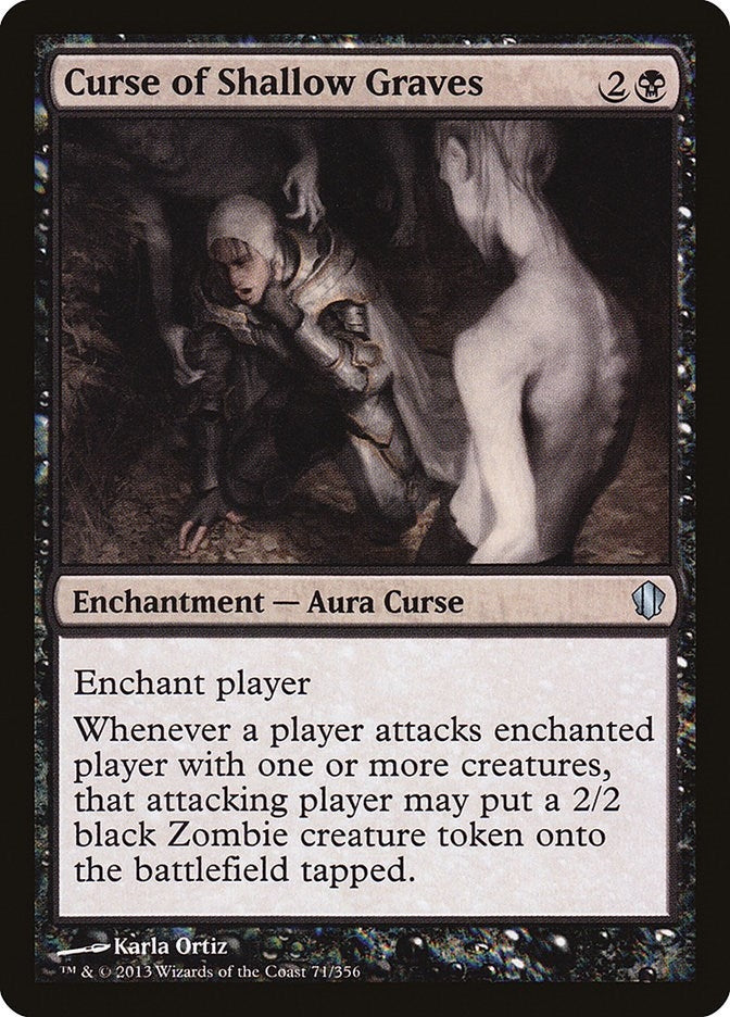 Image for Curse of Shallow Graves (71) (Commander 2013) (C13) - Magic: The Gathering