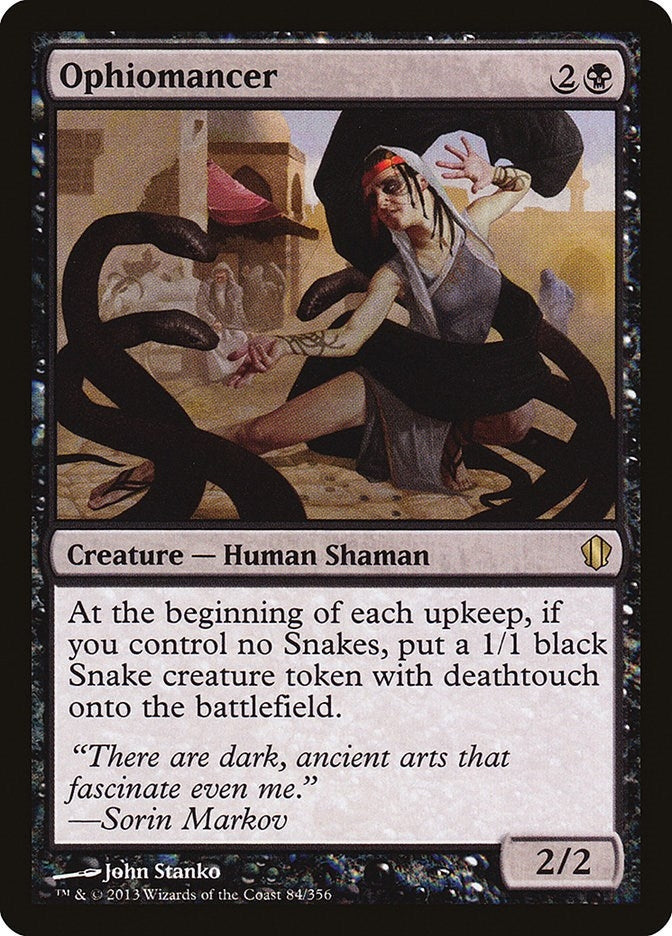 Image for Ophiomancer (84) (Commander 2013) (C13) - Magic: The Gathering