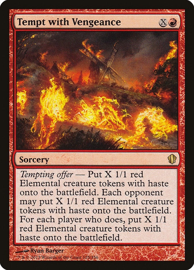 Image for Tempt with Vengeance (125) (Commander 2013) (C13) - Magic: The Gathering