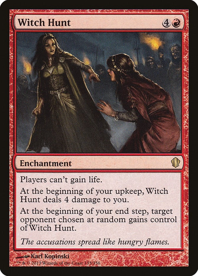 Image for Witch Hunt (133) (Commander 2013) (C13) - Magic: The Gathering