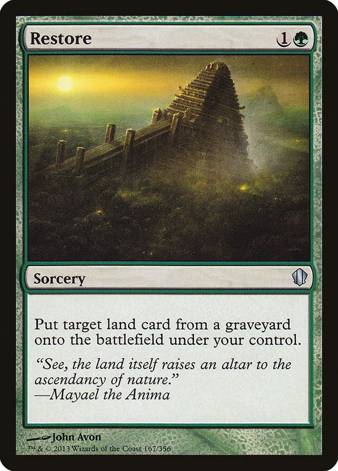 Image for Restore (167) (Commander 2013) (C13) - Magic: The Gathering