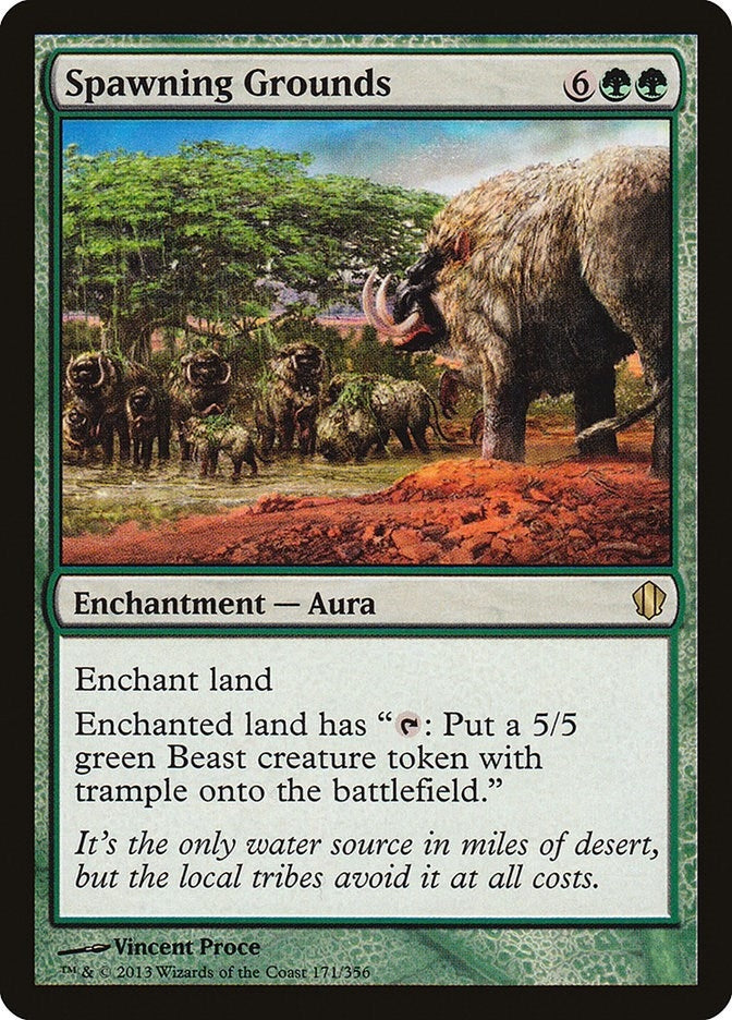 Image for Spawning Grounds (171) (Commander 2013) (C13) - Magic: The Gathering