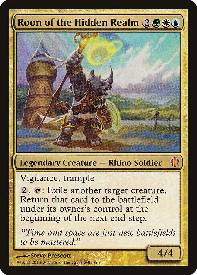 Image for Roon of the Hidden Realm (206) (Commander 2013) (C13) - Magic: The Gathering
