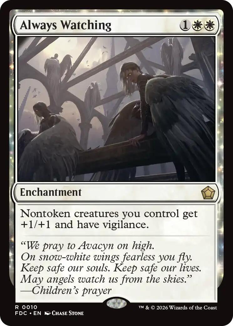 Image for Always Watching (10) (Commander: Foundations) (FDC) - Magic: The Gathering