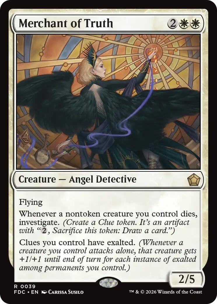 Image for Merchant of Truth (39) (Commander: Foundations) (FDC) - Magic: The Gathering